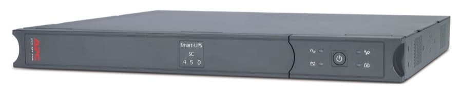 APC Smart-UPS SC 450VA 1U (SC450RMI1U) tampak depan