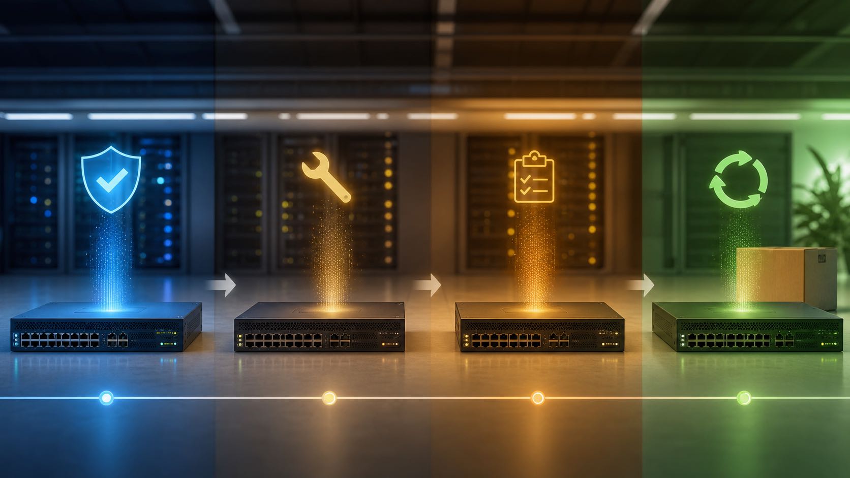 Perangkat firewall melewati masa aktif hingga penggantian terencana