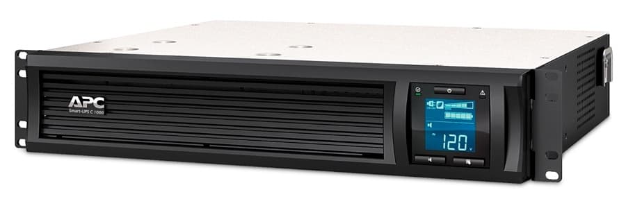 APC Smart-UPS C 1000VA Rack 2U SmartConnect (SMC1000I-2UC) tampak depan