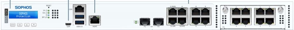 Sophos XGS 2100 tampak depan